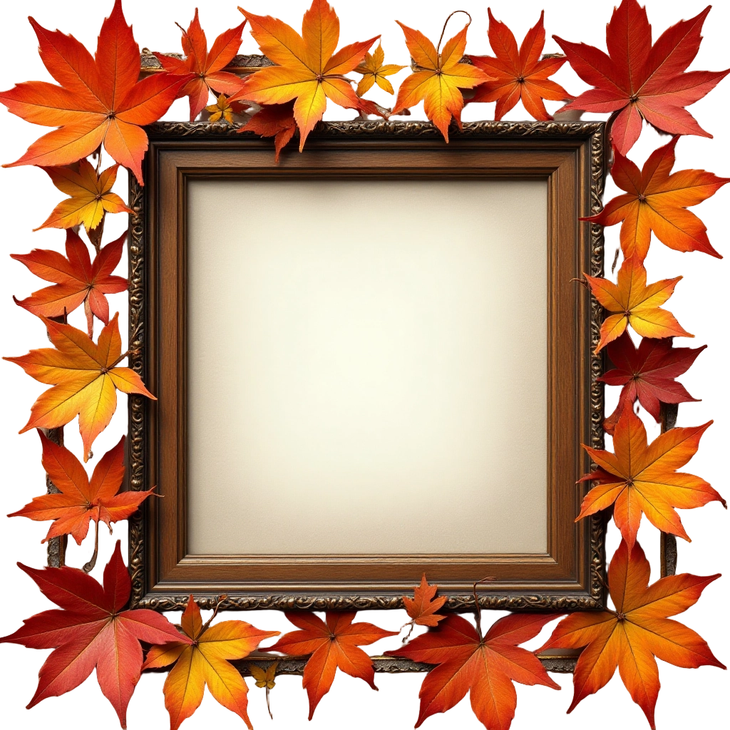 Autumn Leaves Frame